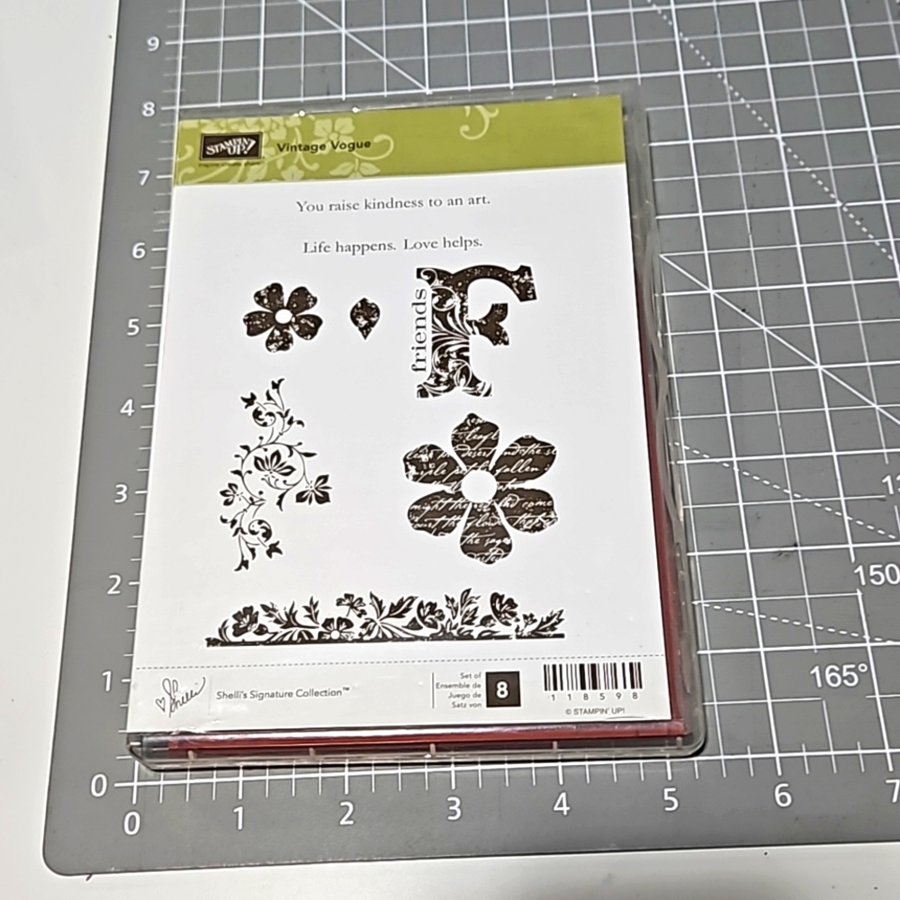 Vintage Vogue Rubber Stampin Up cling set